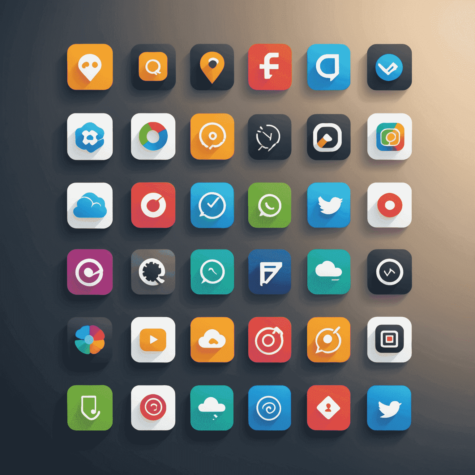 Collage of various mobile app icons and interfaces, showcasing diverse and trending applications